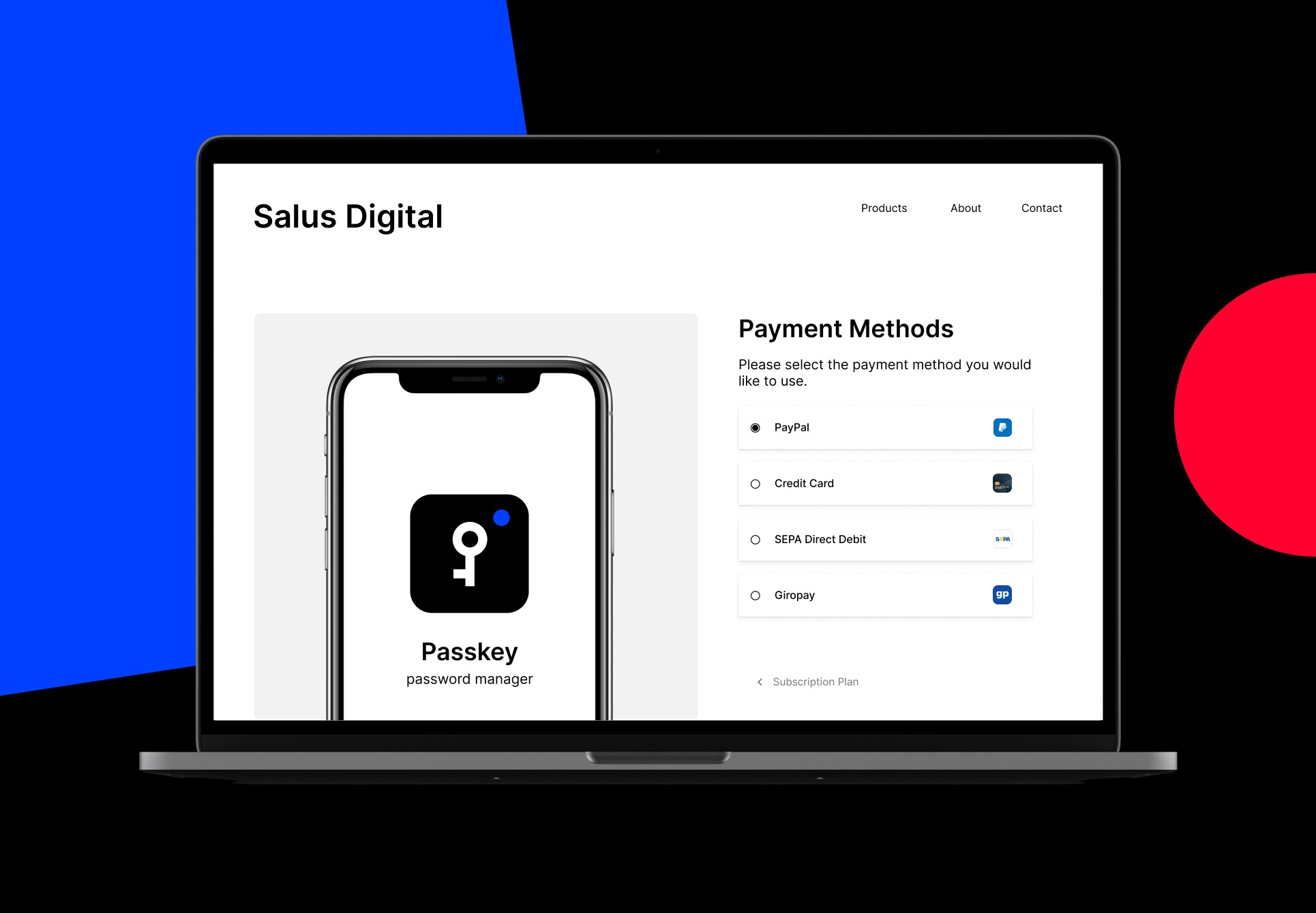 SaaS payment methods