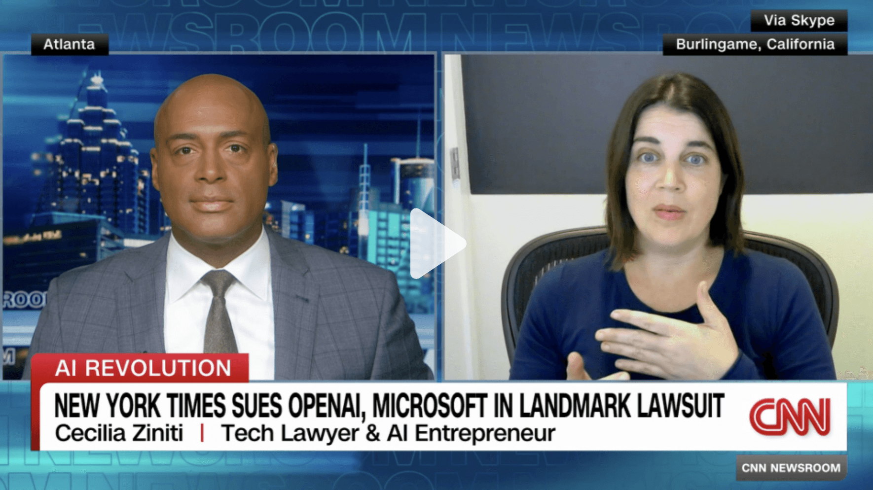 Cecilia on CNN